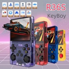 128g R36s Retro Handheld Video Game Console 3.5 Inch Ips Screen LATEST ARKOS OS