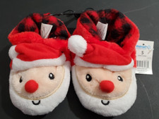 New  Santa Claus Infant Slippers  Size 5  New with Tags.