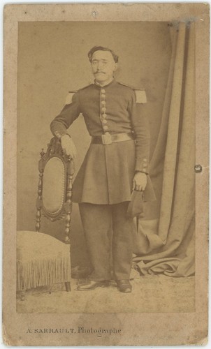 Photo CDV Ancienne - Médecin Officier De Santé Militaire, Chazal Constantine, Circa 1875