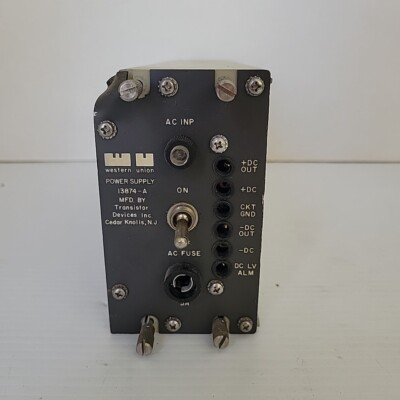 #ad #ad Western Union Power Supply 13874 A $95.09