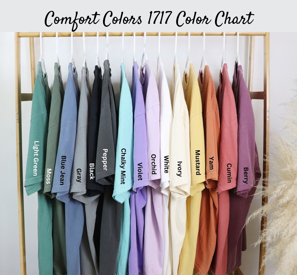 Comfort Colors Unisex Ringspun Short Sleeve Tee Garment-Dyed Soft Blank Wear