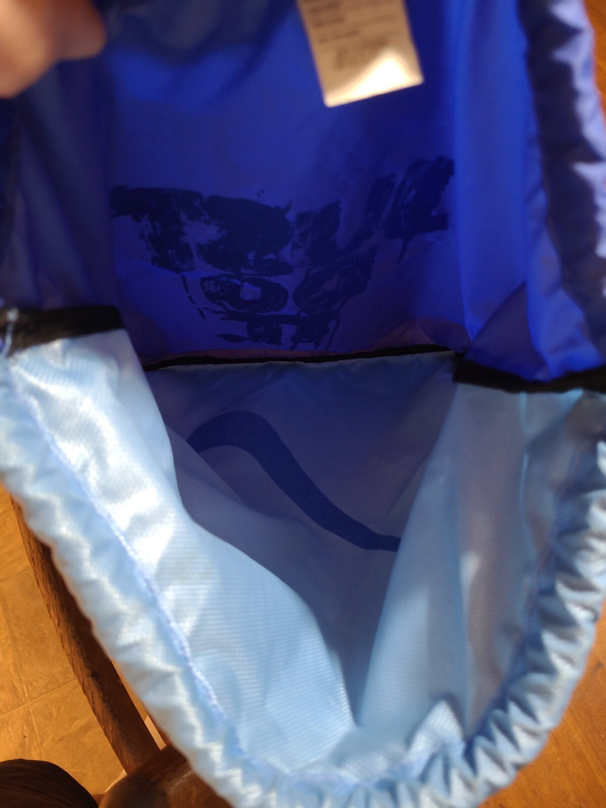 Blue Nike Drawstring Backpack Pre-Owned - image 6