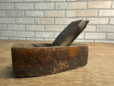 Vintage A. Howland NY Coffin Smoothing Plane 8" Woodworking Tool