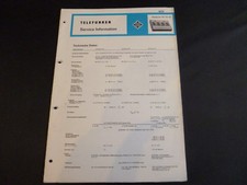 Original Service Manual Telefunken Mischpult TR/TS/SI