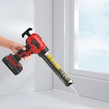 20V Electric Caulk Gun, Max Cordless Caulking Gun with Battery, Adjustable Speed