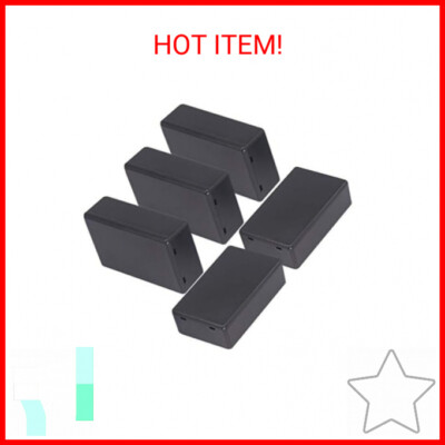 Zulkit 5Pcs Project Boxes ABS Plastic Electrical Project Case Power Junction Box