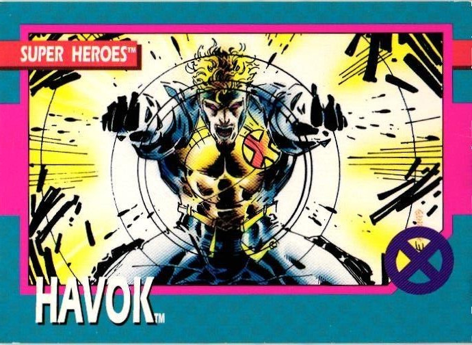 HAVOK #3 Base 1992 Marvel Impel XMEN Series Collectible Card