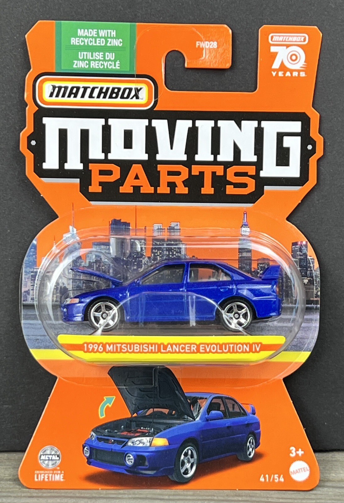 1996 Mitsubishi Lancer Evolution * 2023 Matchbox Moving Parts Case H * New!  | eBay