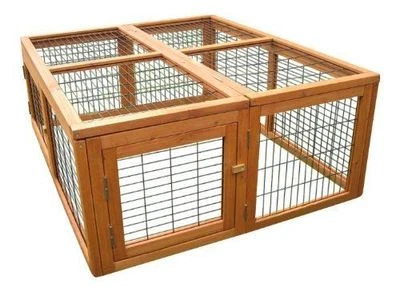 BUNNY BUSINESS FULLY FOLDING UNIVERSAL RABBIT / GUINEA PIG RUN ATTACHING RUNS