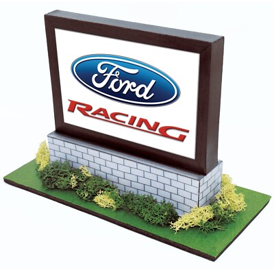 Real Racing Models   Roadside Billboard ''FORD RACING'' 1/32 scale slot car