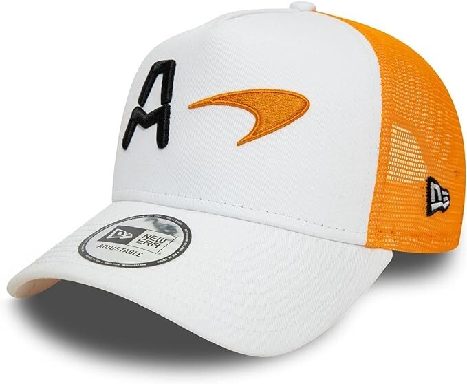 McLaren Arrows IndyCar A-Frame Essentials Trucker Baseball Cap White Orange