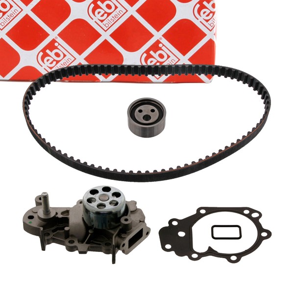 febi 45102 Zahnriemensatz + Wasserpumpe FüR Renault Twingo II CN0 1.2 7701477013-image