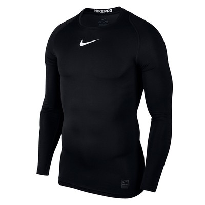 nike pro warm long sleeve training top