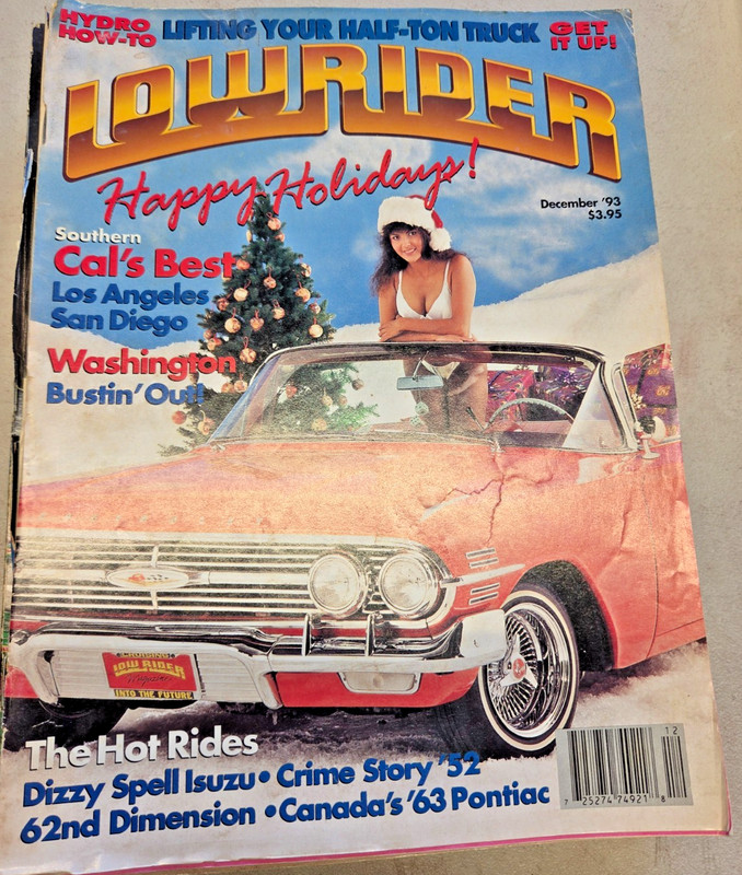 Vintage LOWRIDER Magazine December 1993 Holiday Issue