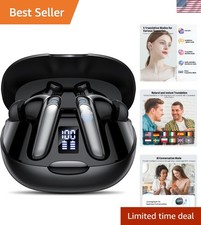 AI Language Translation Earbuds - 3-in-1 Real-Time Translator Noise Cancelling