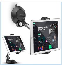 Ipad Suction Mount, Phone Tablet Stand Holder with Suction Cup Fits 4"-11" Table