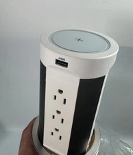 ANNQUAN 4" Pop Up Receptacle Countertop Outlet,75W Power Delivery,Total 90W Pop