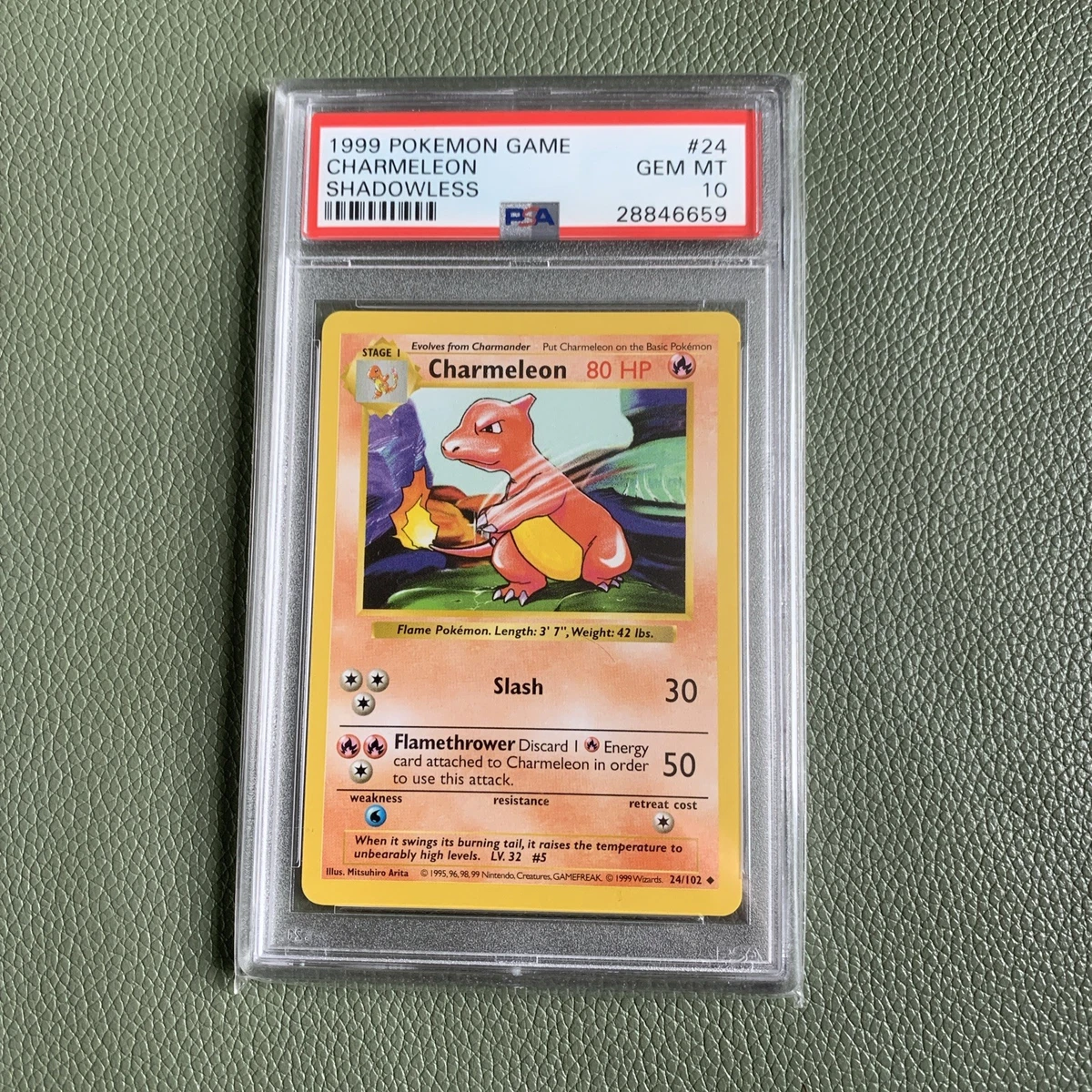 Charmeleon Pokmon TCG Professional Sports Authenticator (PSA) Individual  Trading Card Games Base Set for sale | eBay