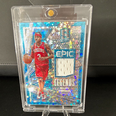 Panini Spectra 2017-18 Allen Iverson 76ers #EL-AI Epic Legends Relics Jersey /99