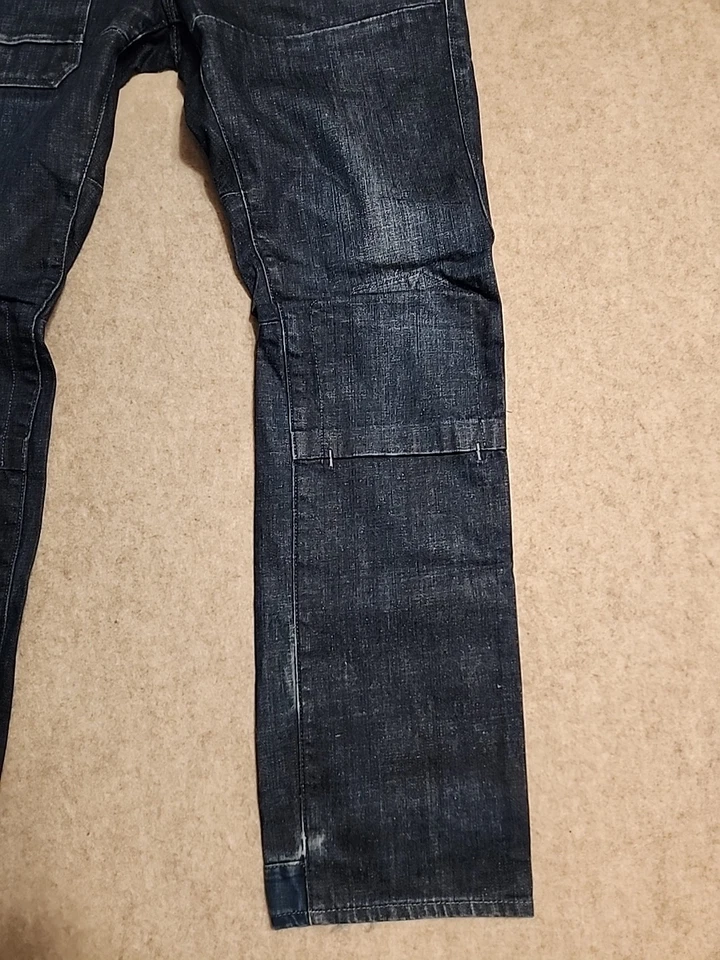 VTG G Star Raw Comic 5620 Alcatraz Tapered Buckle-Back Jeans 31x32 RARE SICK! - Image 4 of 4