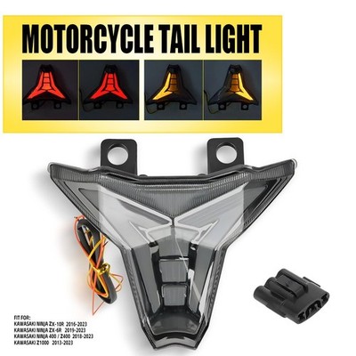 Integrated Brake LED Turn Signal Light Tail for Ninja Kawasaki Z400 2018-2023 ED