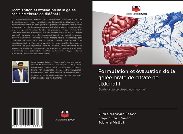Rudra Narayan Sahoo (U. A.) | Formulation Et éValuation De La GeléE Orale De...-image