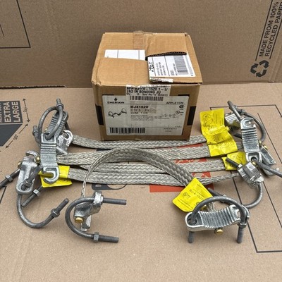 Box of 5 Appleton BJ-4-1520 Bonding Jumper 14  Long Emerson BJ41520 1-1/2 -2 