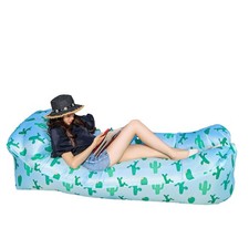 3 ACOGEDO Inflatable Lounger Portable Polyester Fiber Comfortable Good Load