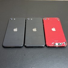 Bulk Lot of 3 AS-IS For Repair Apple iPhone SE 2nd Gen A2275 FOR PARTS ONLY