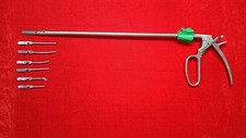 Laparoscopic Bulldog Clamp10mmx330mm with 6 clips Endoscopy Surgical instrument