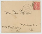 Mr Fancy Cancel 279B SPANISH AMERICAN WAR CAMP COVER ANNISTON ala 1898 EX-RARE