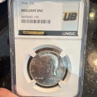 NGC 1964 Kennedy Half Dollar 50C BU Uncirculated Business Strike Phila Cert