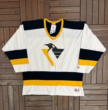 Pittsburgh Penguins Rick Tocchet Vintage 3/4 Sleeve Jersey Tee Size XL