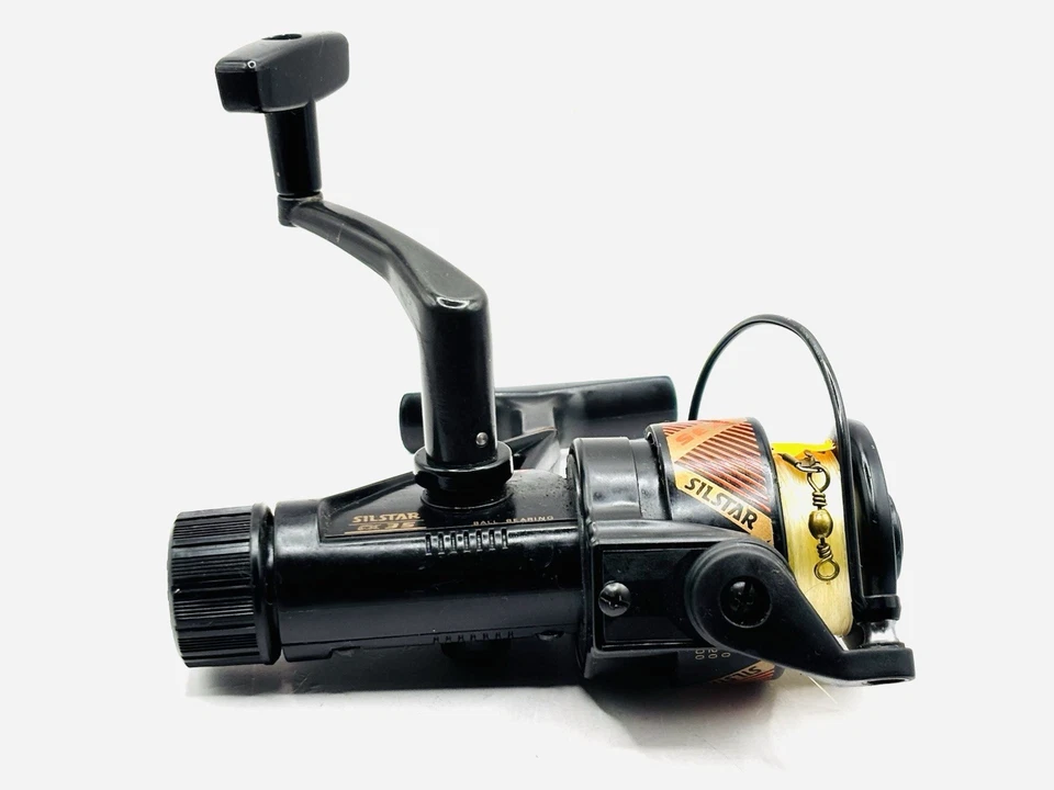 Carrete de pesca giratorio Silstar CX35 de colección L/R BB WT 7,6Z 5,2:1 GRAFITO gira bien Foto 4 de 4