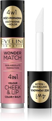 Eveline Wonder Match Rouge und flüssiger Lippenstift 4in1 Nr. 03 4,5 ml