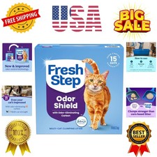 Clumping Cat Litter, Multi-Cat, Long Lasting Odor Control Kitty Litter with A...