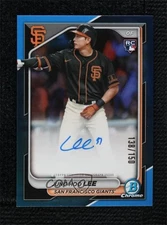 2024 Bowman Chrome Rookie Blue Refractor /150 Jung-Hoo Lee Jung hoo Auto RC 0ad5