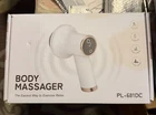 New In Box Body Massager White Touch Screen Rechargeable