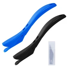 2 Pcs Gift Wrapper Paper Cutter with 10 Blades Sliding Wrapping Tool Handle