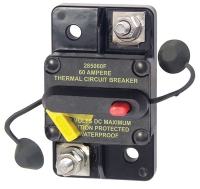 Blue Sea 7184 Circuit Breaker 285-Series 60A Surface Mount Marine