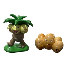 Pokemon Vintage TOMY CGTSJ Figures Exeggcutor & Exeggcute