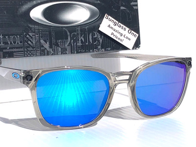 Oakley OJECTOR Grey Ink w Blue SAPPHIRE PRIZM POLARIZED Sunglass 9018-14