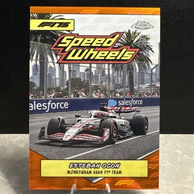   Esteban Ocon orange nummeriert 01/25 Buchstütze Speed Wheels Logofractor F1 2025