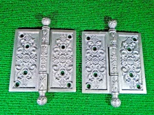 ONE PAIR of AWESOME VINTAGE EASTLAKE  HINGES  4" x 4" - NICE SET (42637)