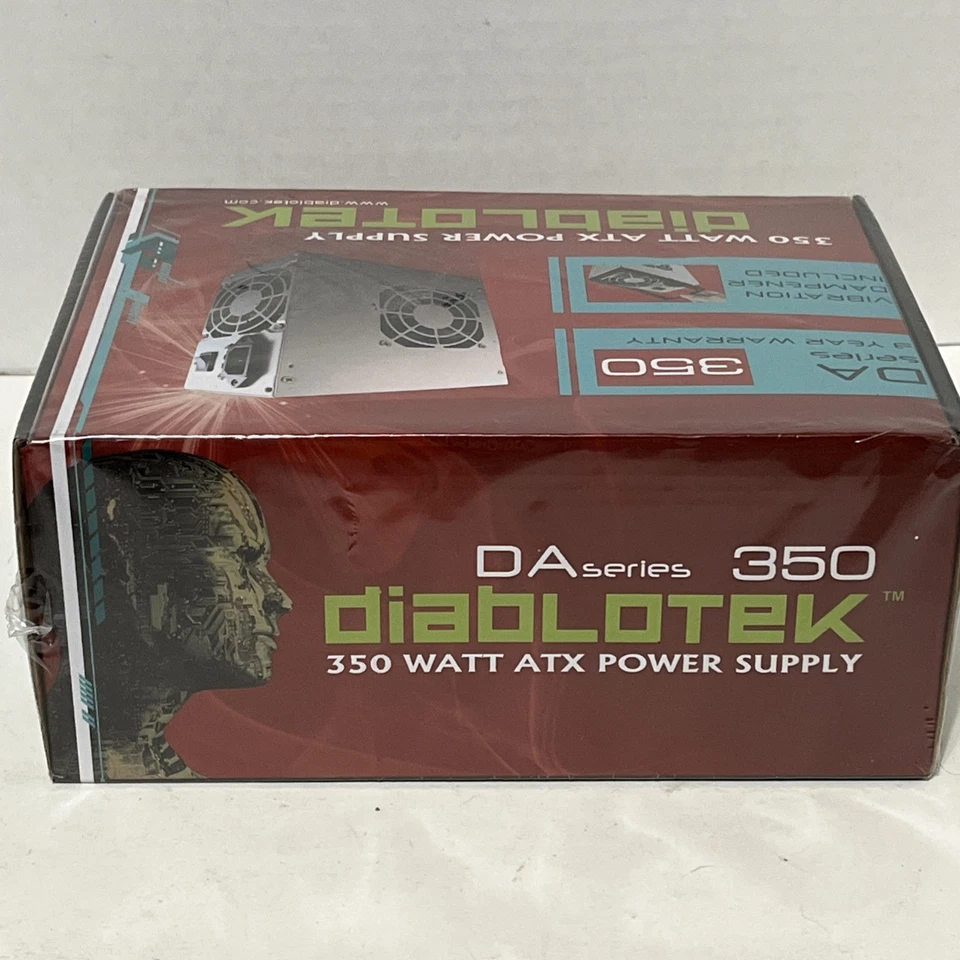 Diablotek Int. Inc DA Series 350Watt ATX Power Supply PSDA 350 - Image 3 of 4