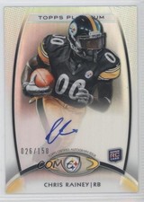 2012 Topps Platinum Rookie Black Refractor 26/150 Chris Rainey #114 Auto 1p5
