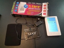 Ebook Reader Libre Aluratek  White E-book Tablet Digital Reader