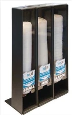  OneLid 3 Cup Lid Dispenser organizer condiment SM,MD,LG w/ Sled