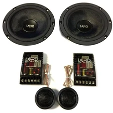 Lord Of Bass SK65 6.5" 2-Way Component Speaker System Car Audio