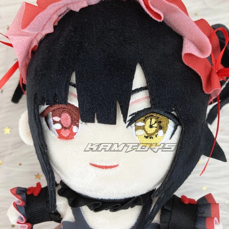 20cm DATE A LIVE Tokisaki Kurumi Plush Doll Anime Soft Stuffed